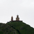 Holy Trinity Church near Mt. Kazbek
