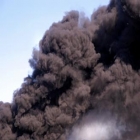 black smoke